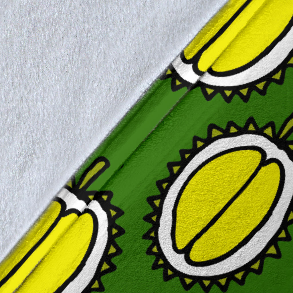 Durian Pattern Print Design DR01 Fleece Blanket