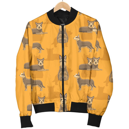 Berger Picard Pattern Print Design 01 Women's Bomber Jacket