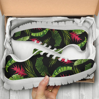 Bird Of Paradise Pattern Print Design BOP010 Sneakers White Bottom Shoes