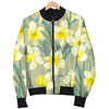 Daffodils Pattern Print Design DF01 Men Bomber Jacket
