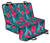 Red Hibiscus Pattern Print Design HB017 Rear Dog  Seat Cover