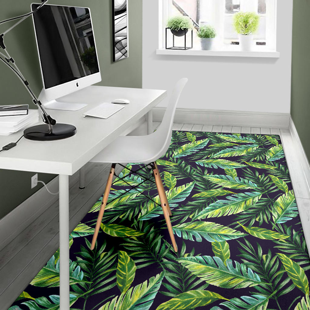 Tropical Flower Pattern Print Design TF06 Area Rugs