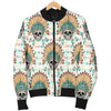 Boho Pattern Print Design 04 Women's Bomber Jacket