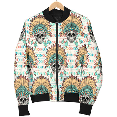 Boho Pattern Print Design 04 Women's Bomber Jacket