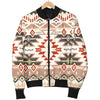 Aztec Pattern Print Design 05 Women's Bomber Jacket