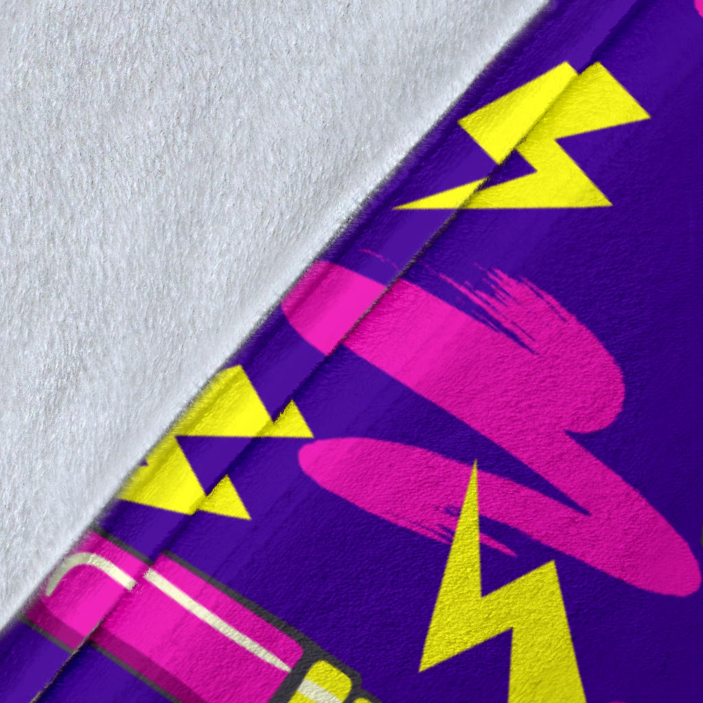 Lipstick Pattern Print Design LT04 Fleece Blanket