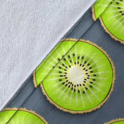 Kiwi Pattern Print Design KW06 Fleece Blanket