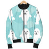 Sea Lion Baby Pattern Print Design 01 Women's Bomber Jacket