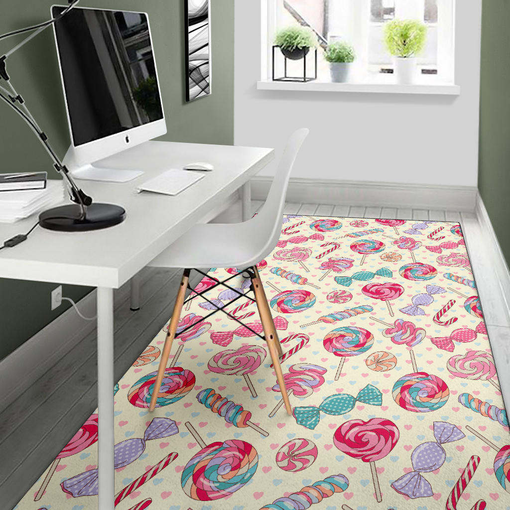 Candy Pattern Print Design CA04 Area Rugs