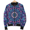 Medallion Pattern Print Design 05 Women's Bomber Jacket