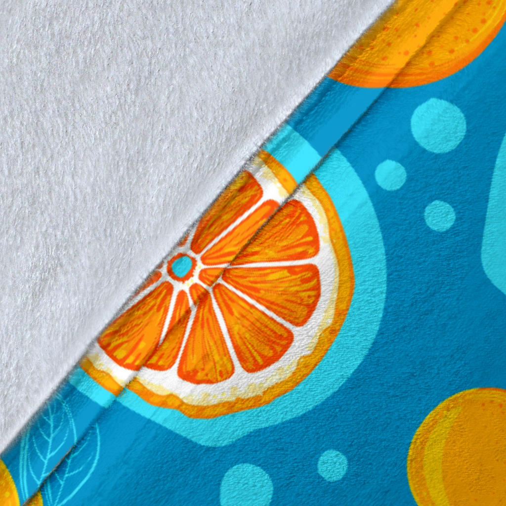 Grapefruit Pattern Print Design GF03 Fleece Blanket