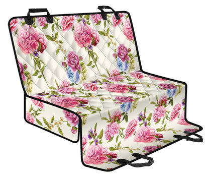 Carnations Pattern Print Design CN02 Rear Dog  Seat Cover
