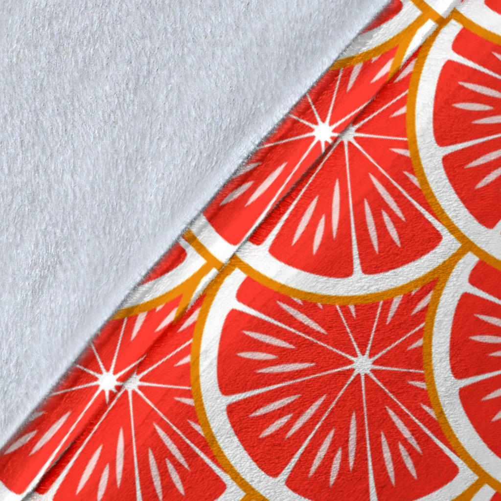 Grapefruit Pattern Print Design GF07 Fleece Blanket