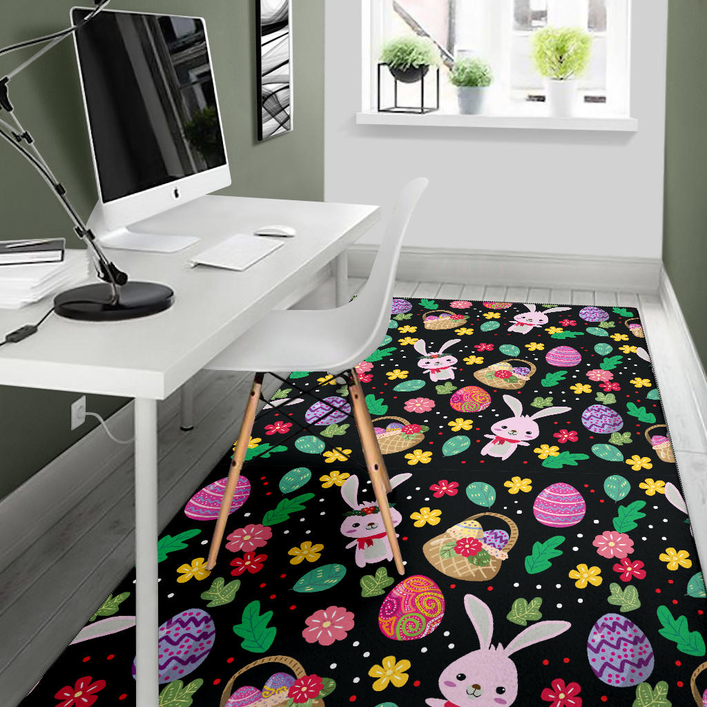 Easter Eggs Pattern Print Design RB05 Area Rugs