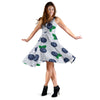 Blueberry Pattern Print Design BB02 Midi Dress
