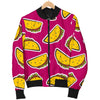 Taco Pattern Print Design TC01 Men Bomber Jacket
