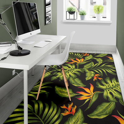 Bird Of Paradise Pattern Print Design BOP013 Area Rugs