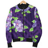 Morning Glory Pattern Print Design MG03 Men Bomber Jacket