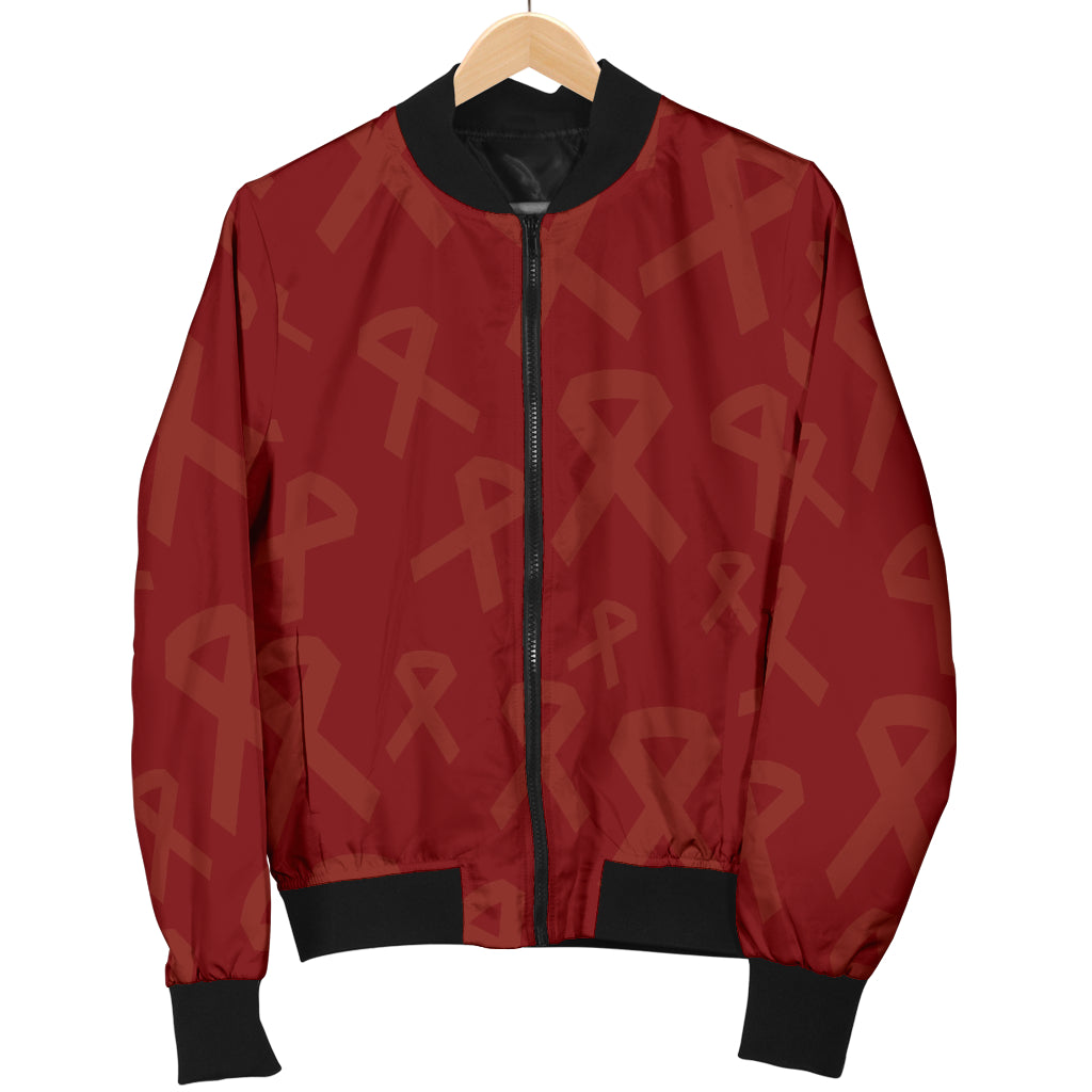 Multiple myeloma Pattern Print Design A02 Women's Bomber Jacket
