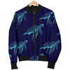 Sea Turtle Pattern Print Design T04 Women Bomber Jacket