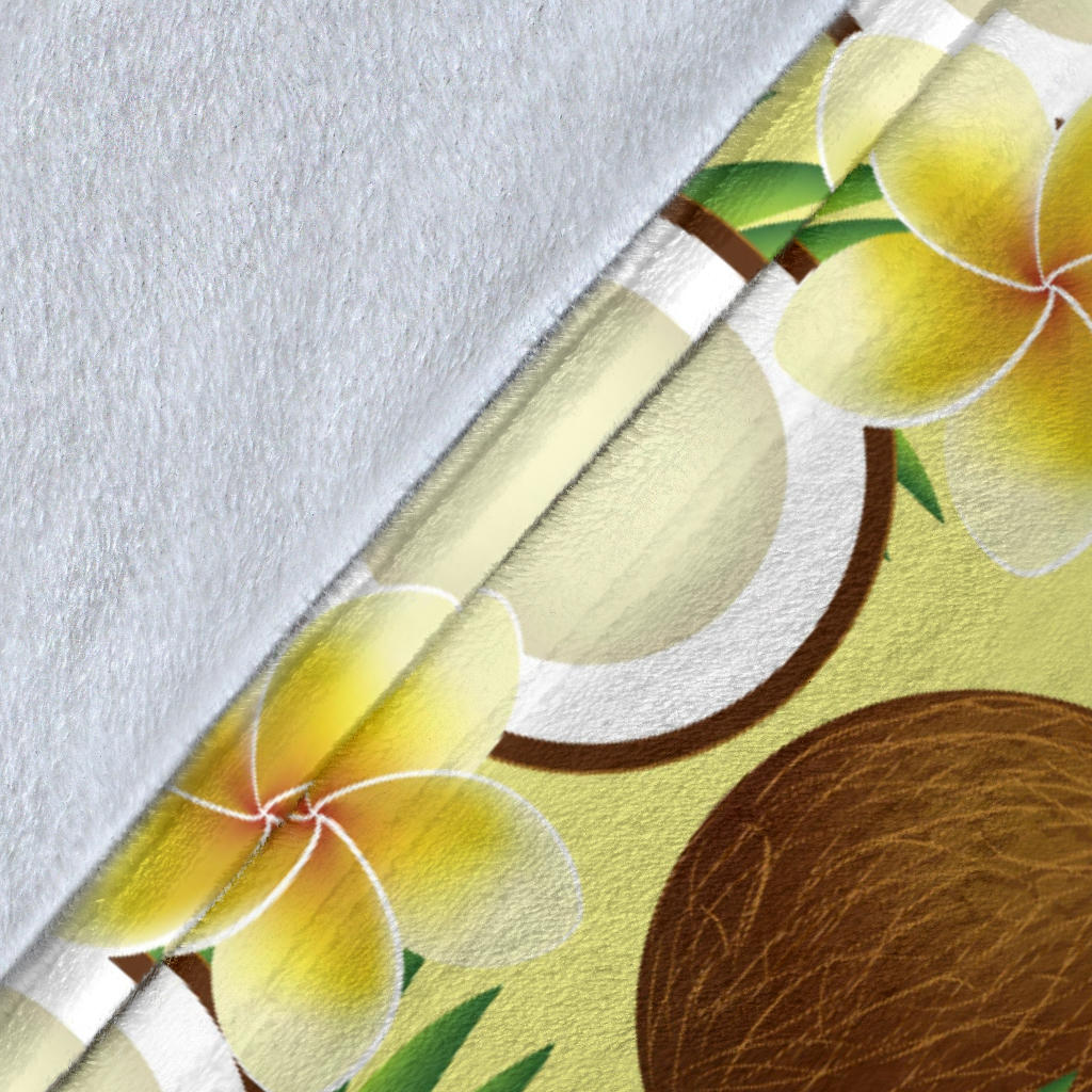 Coconut Pattern Print Design CN02 Fleece Blanket