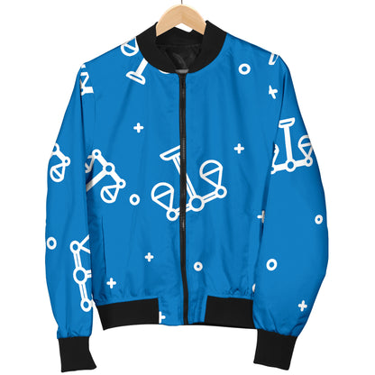 Libra Pattern Print Design 05 Women's Bomber Jacket