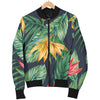 Bird Of Paradise Pattern Print Design BOP09 Men Bomber Jacket