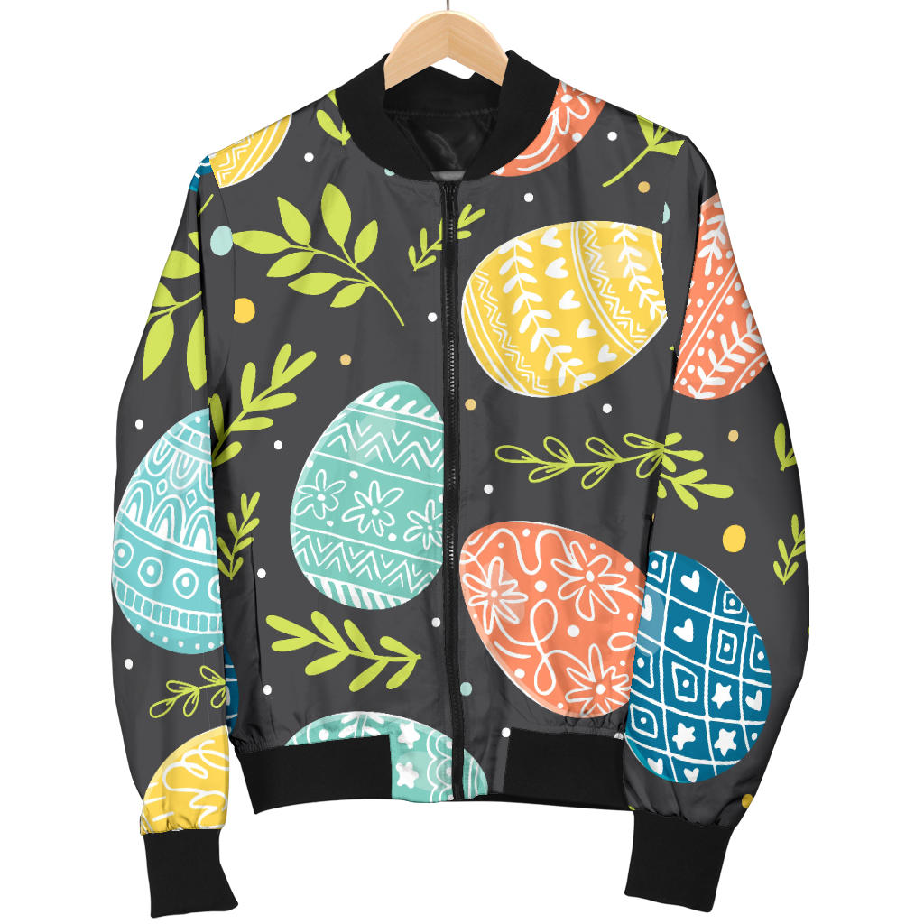 Easter Eggs Pattern Print Design RB01 Men Bomber Jacket