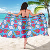 Dragonfruit Pattern Print Design DF04 Sarong Pareo Wrap