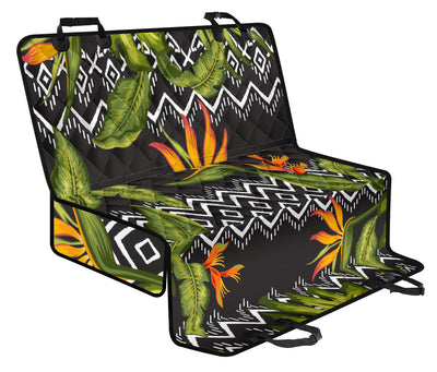 Bird Of Paradise Pattern Print Design BOP07 Rear Dog  Seat Cover