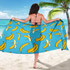 Banana Pattern Print Design BA08 Sarong Pareo Wrap