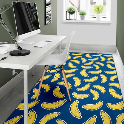 Banana Pattern Print Design BA03 Area Rugs