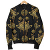 lotus Boho Pattern Print Design LO03 Men Bomber Jacket