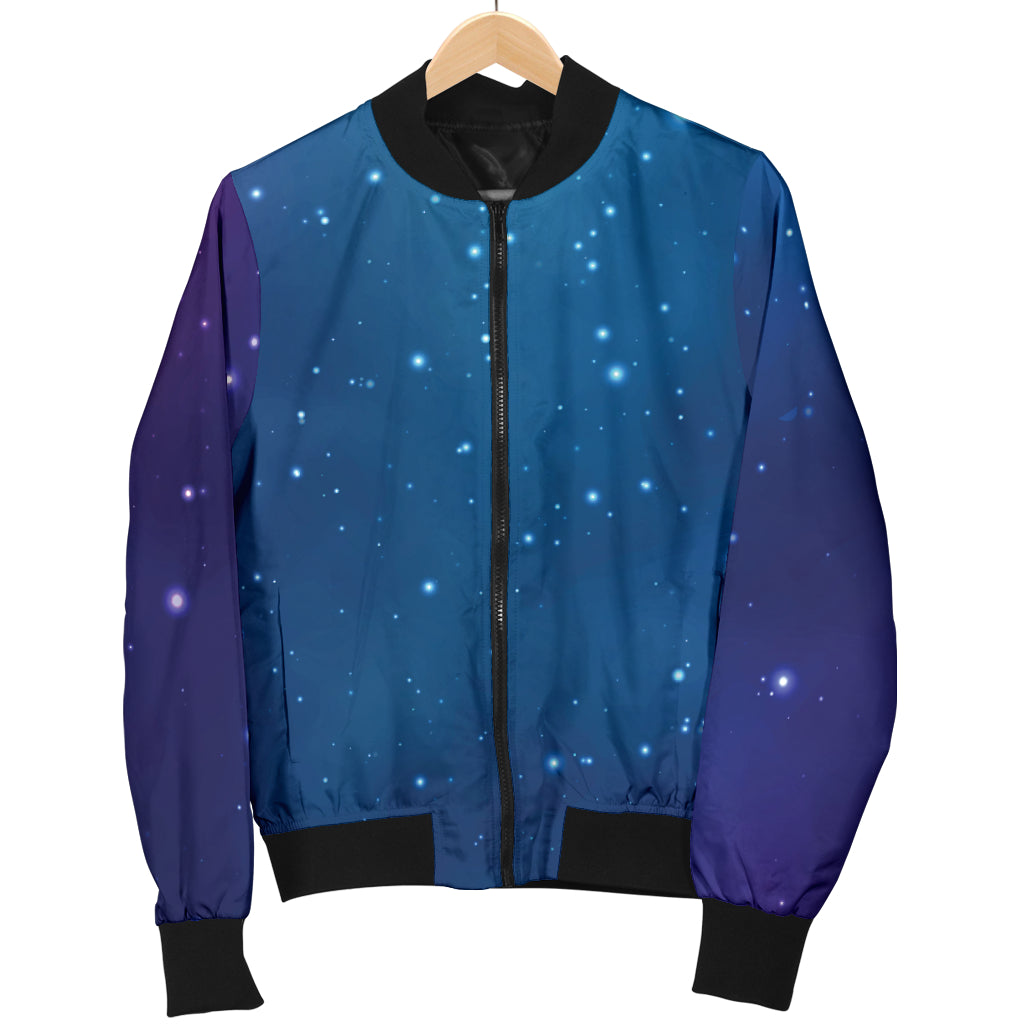 Nebula Pattern Print Design A01 Women's Bomber Jacket