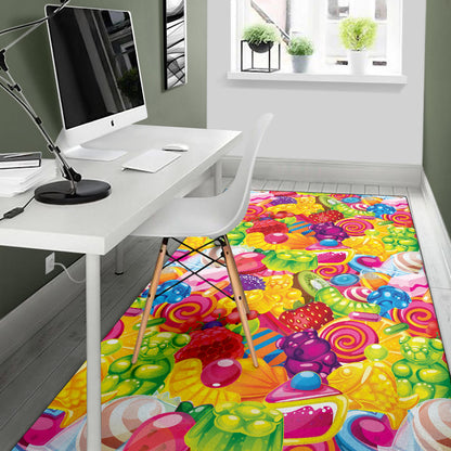 Candy Pattern Print Design CA01 Area Rugs