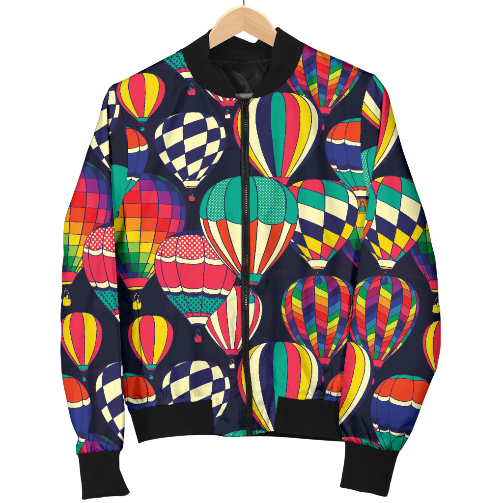 Ballon Pattern Print Design 02 Women's Bomber Jacket