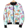 Ice Cream Pattern Print Design IC02 Men Bomber Jacket