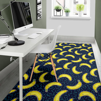 Banana Pattern Print Design BA09 Area Rugs