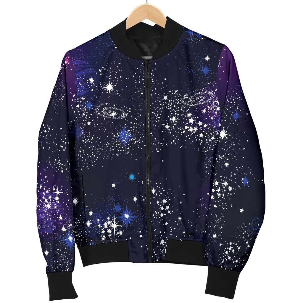 Cosmic Pattern Print Design 03 Women's Bomber Jacket