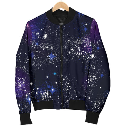 Cosmic Pattern Print Design 03 Women's Bomber Jacket