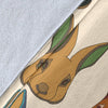 Rabbit Pattern Print Design RB04 Fleece Blanket