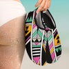 Tribal Aztec Triangle Aqua Water Shoes