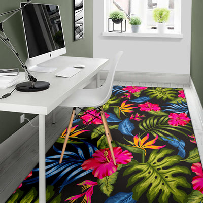 Bird Of Paradise Pattern Print Design BOP014 Area Rugs