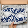 Hibiscus Pattern Print Design HB031 Sneakers White Bottom Shoes