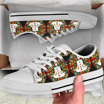 Chakra Yoga White Bottom Low Top Shoes