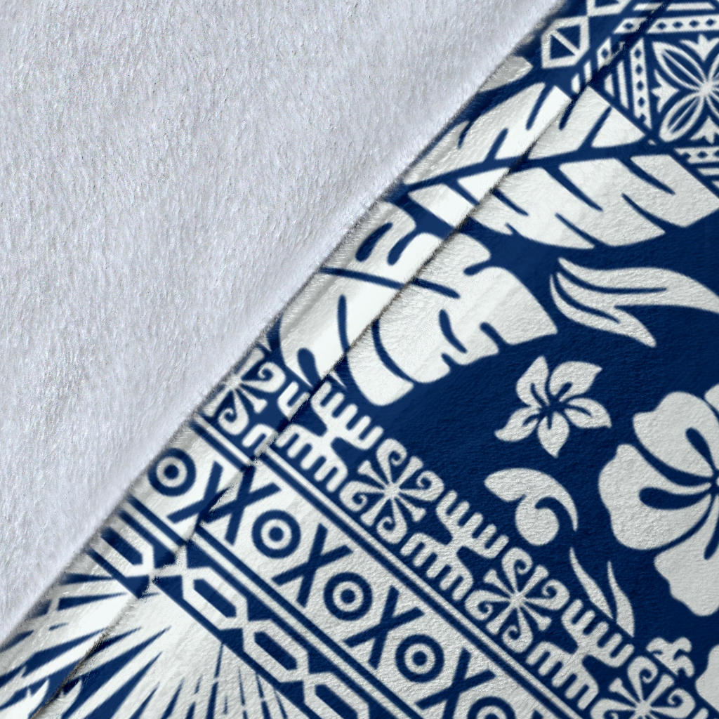 Hawaiian Themed Pattern Print Design H020 Fleece Blanket
