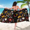 Gardening Pattern Print Design G05 Sarong Pareo Wrap