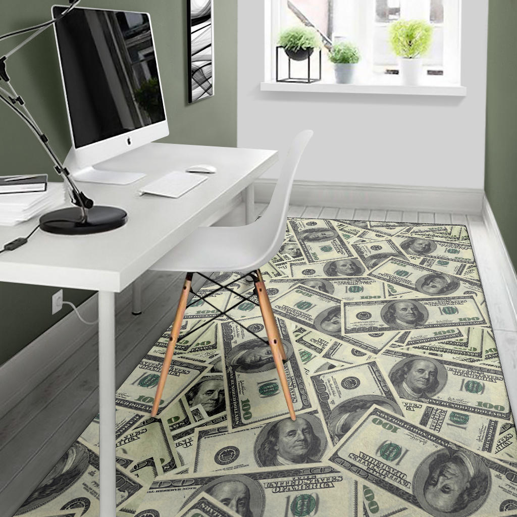 Dollar Pattern Print Design DO02 Area Rugs