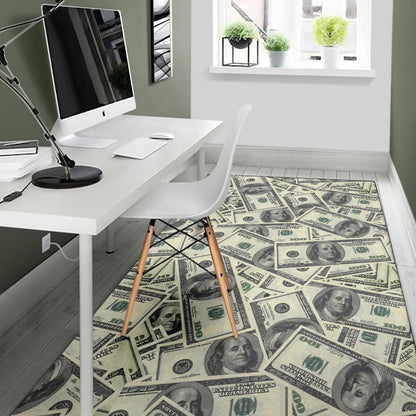 Dollar Pattern Print Design DO02 Area Rugs