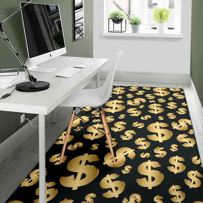 Dollar Pattern Print Design DO04 Area Rugs